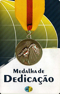 medalha de dedicação